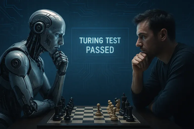 AI Passes Turing Test, Sparks Debate on Human-Like Thinking
