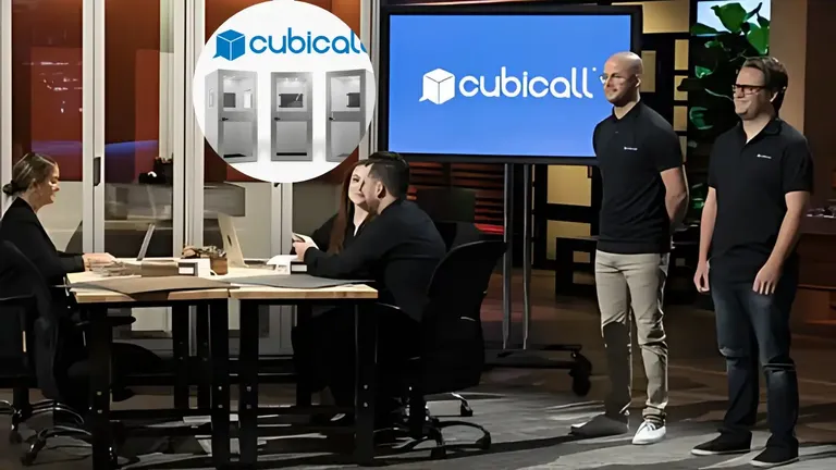 Cubicall founders pitch soundproof office booths to Barbara Corcoran on Shark Tank Season 10