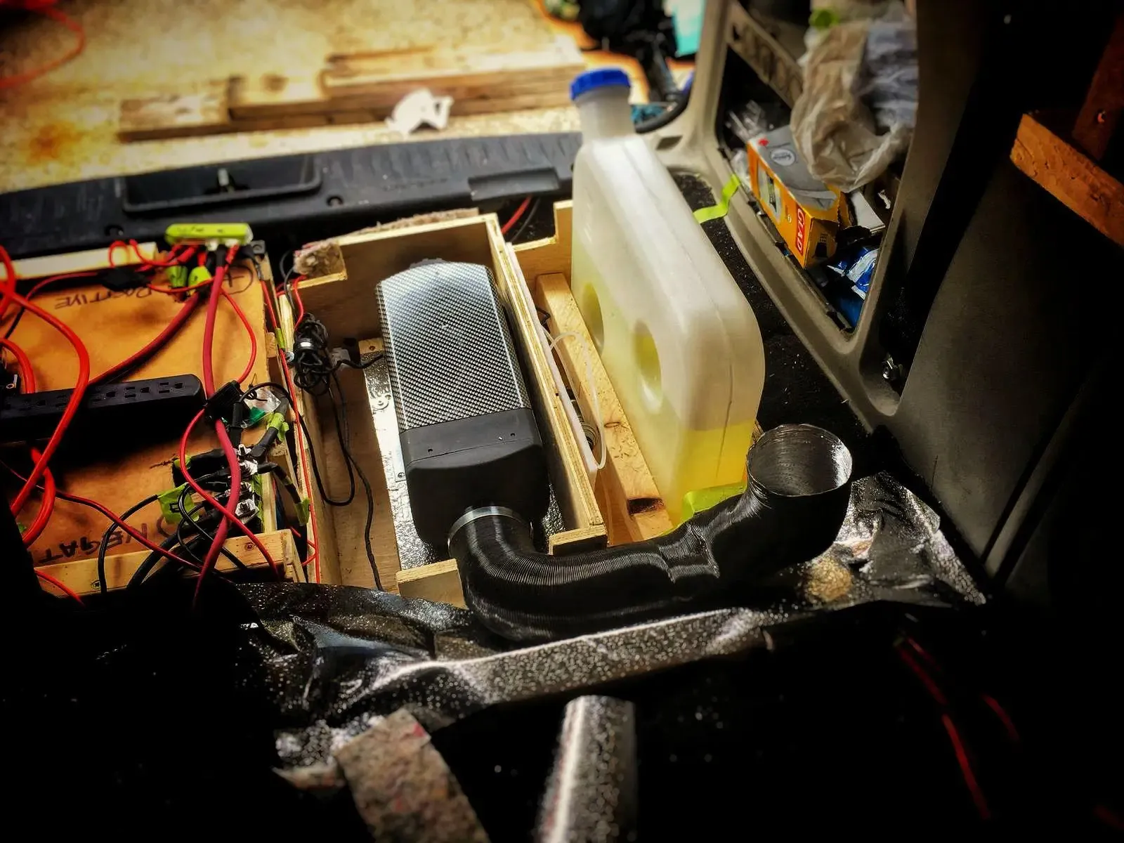 Caravan diesel heater maintenance