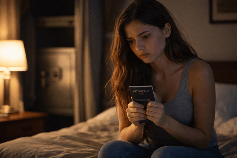 Sitting with uncertainty at night