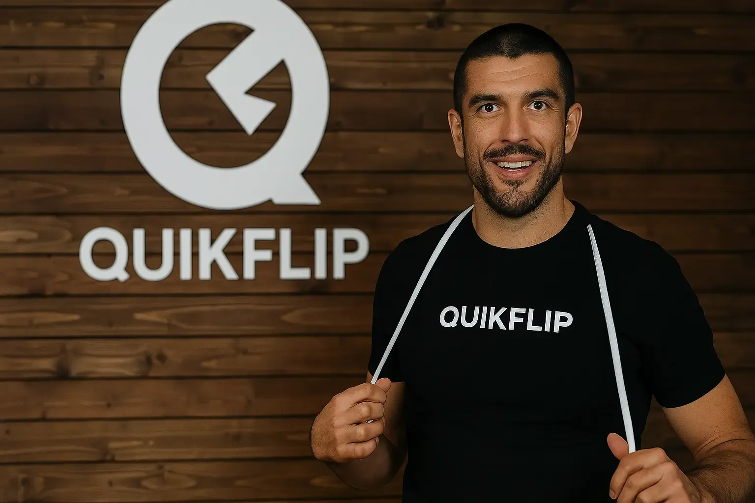 Rener Gracie with Quikflip hoodie product showcasing the 2025 brand success