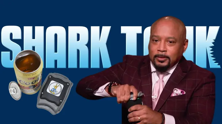 Daymond John trying Draft Top Product on Shark Tank TV Show
