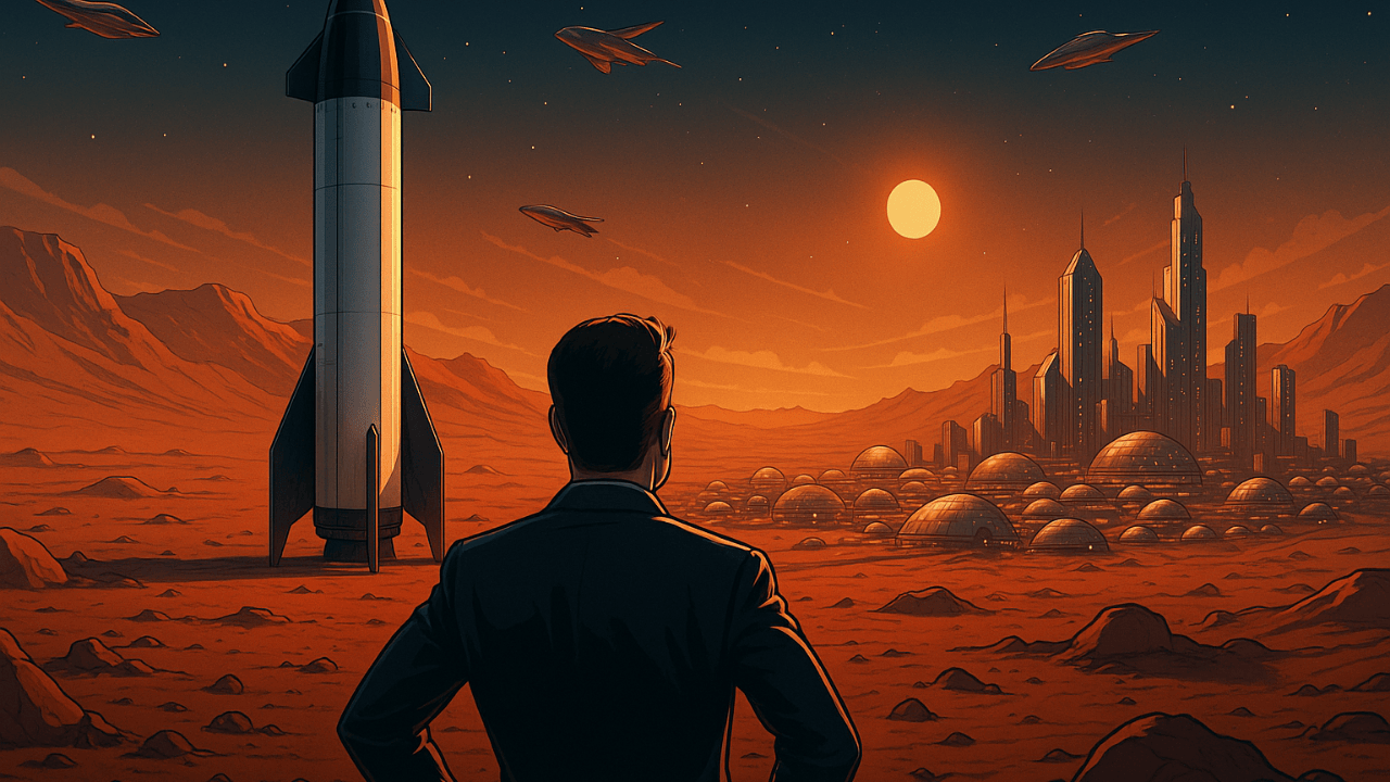 Elon Musk’s Insane Plan: A Mars City by 2050
