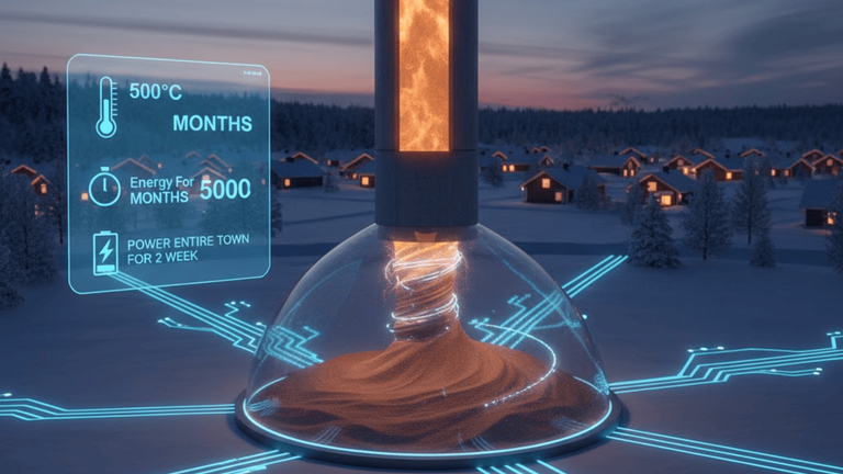 Finland’s Sand Battery Stores Energy for Months Using Heat