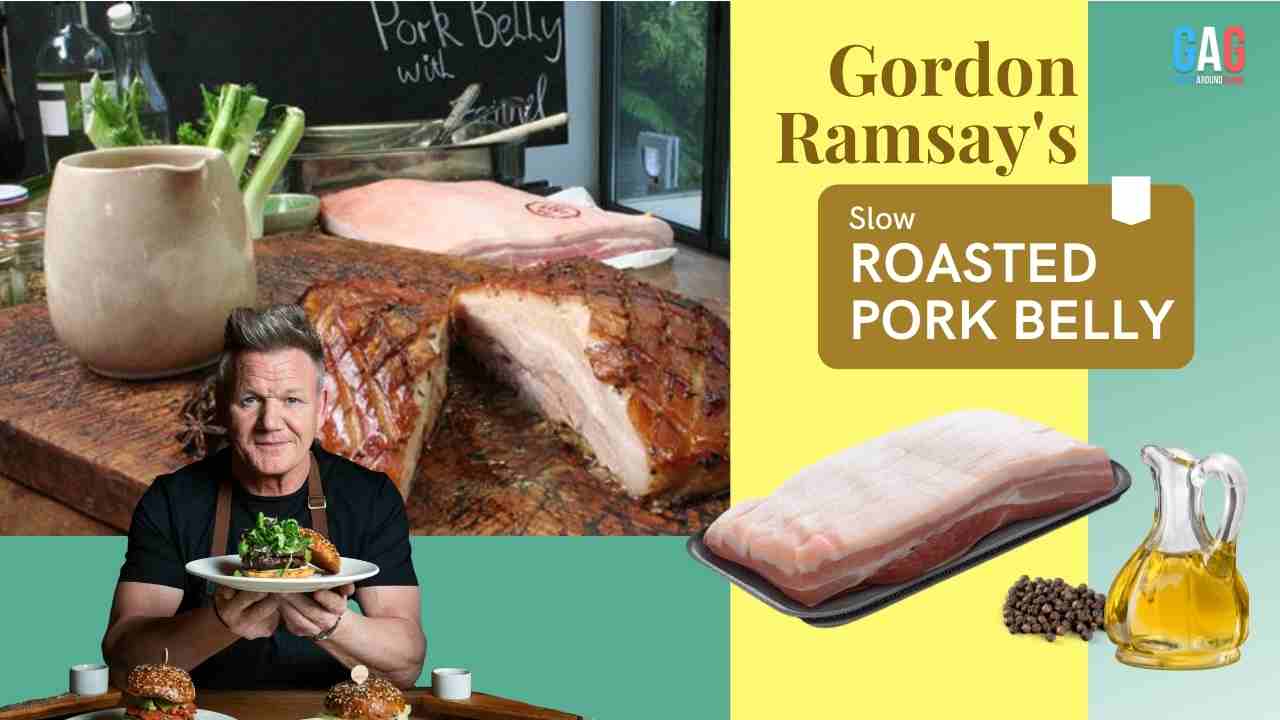 Gordon Ramsay's Slow Roasted Pork Belly Recipe Feature Image
