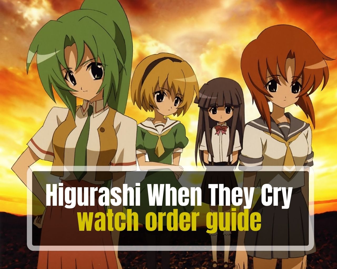 Higurashi watch order guide