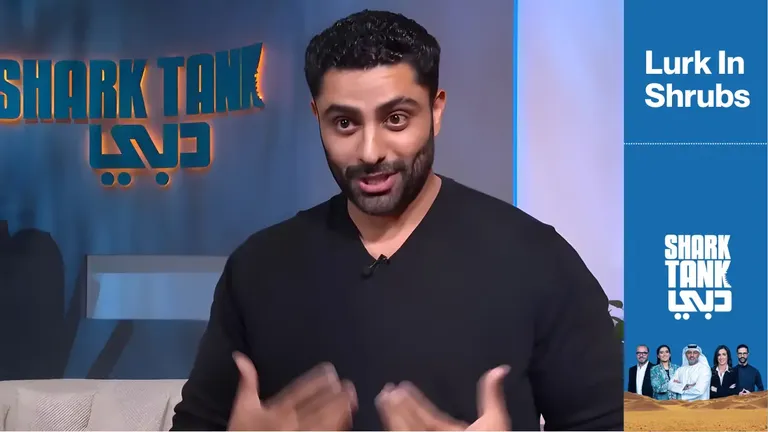 Lurk in Shrubs founder Abdullah Al Balushi on Shark Tank pitch