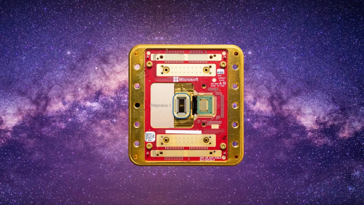 Majorana 1 Chip and Deep Space Navigation