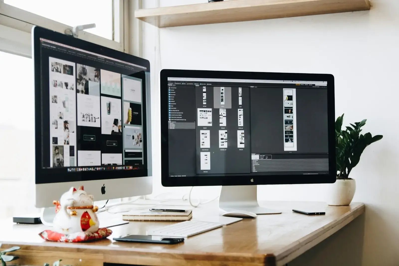 Minimalist vs. maximalist web design
