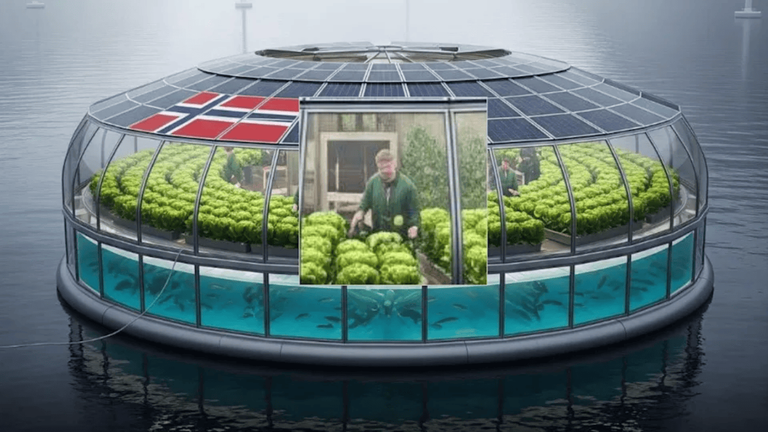 Norway’s Floating Greenhouse Could Save Coastal Cities!
