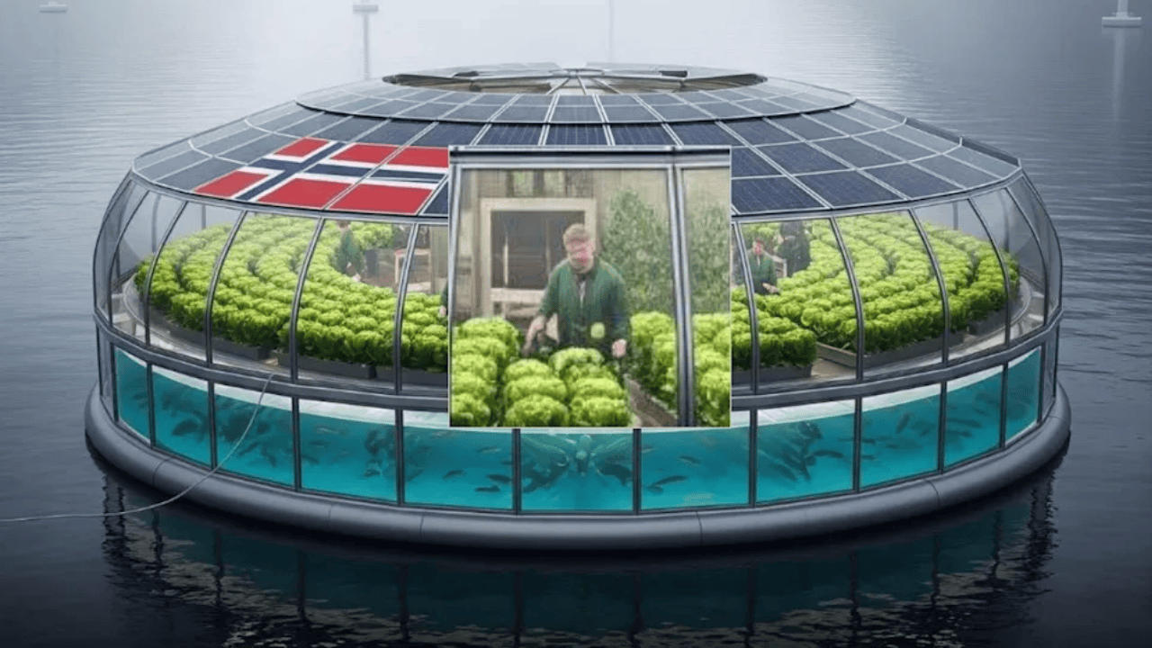 Norway’s Floating Greenhouse Could Save Coastal Cities!