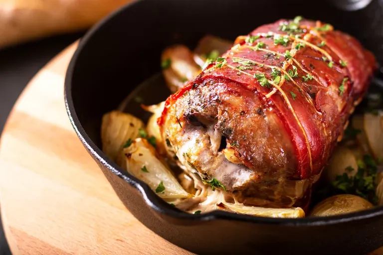 Stuffed loin roast recipe