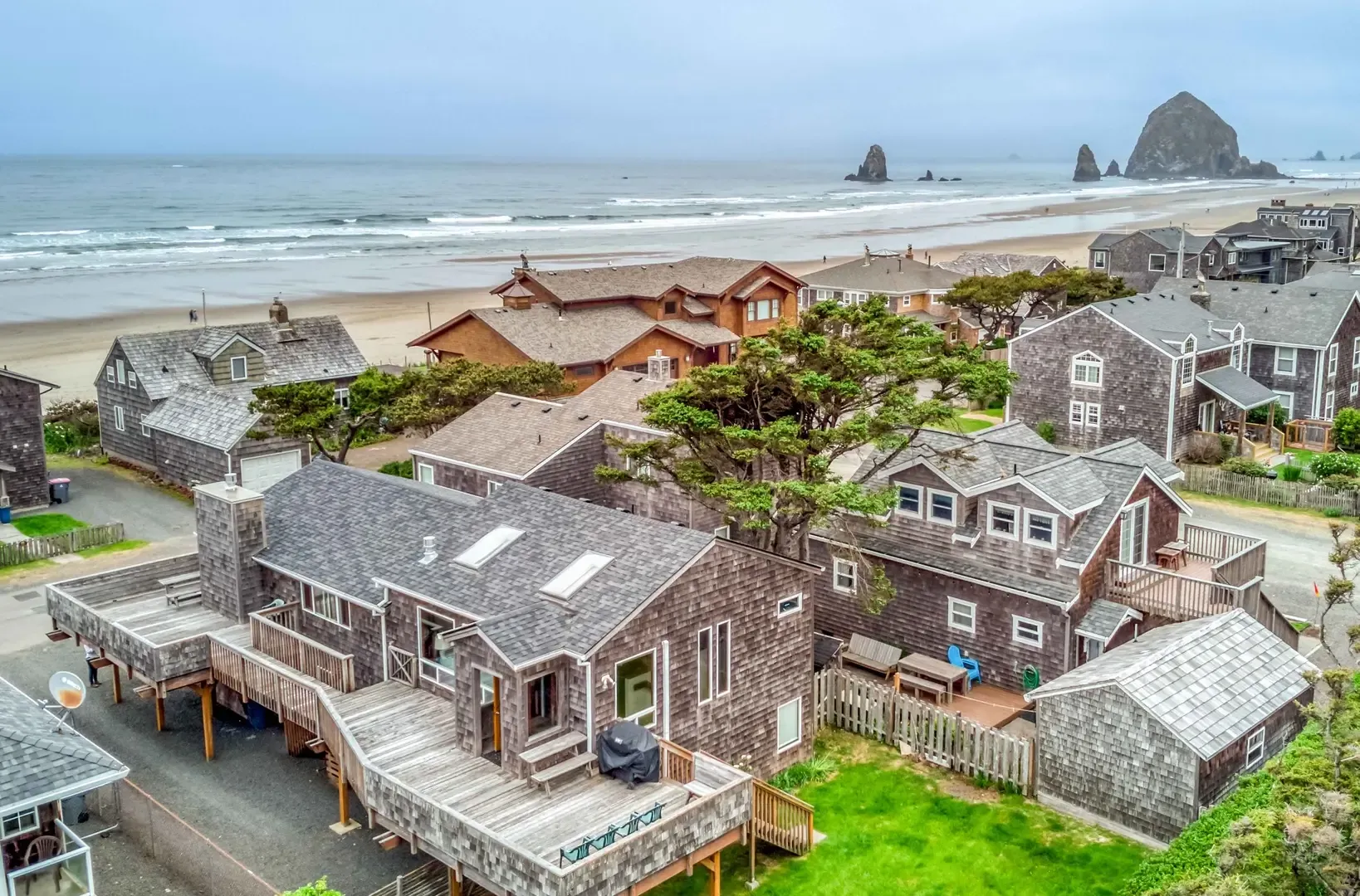 Oregon beach front homes