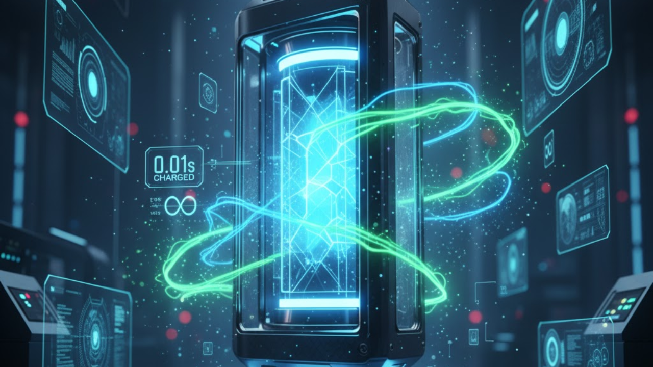 Quantum Battery Charges in 0.01s, Lasts Forever