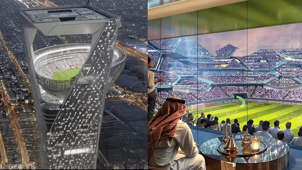 Saudi Arabia’s Sky Stadium: Football 350m Above the Desert
