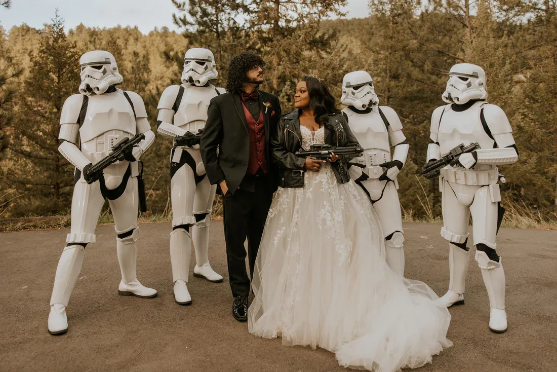 Geeky wedding website