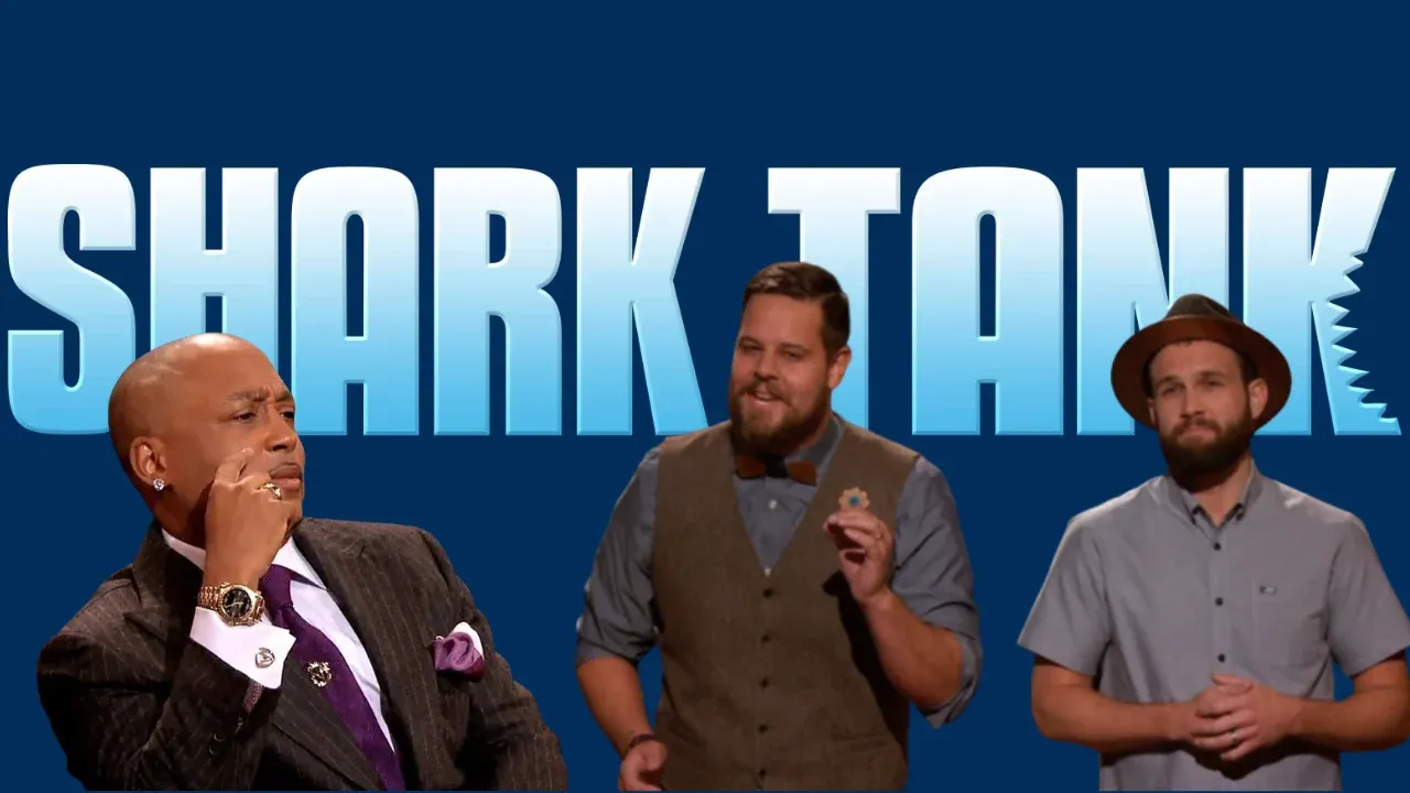 Two Guys Bow Ties Owners with Daymond John on Shark Tank