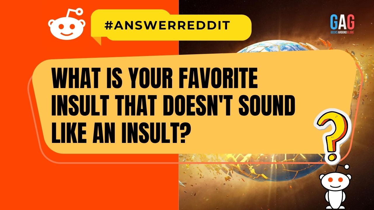 What is your favorite insult that doesn’t sound like an insult