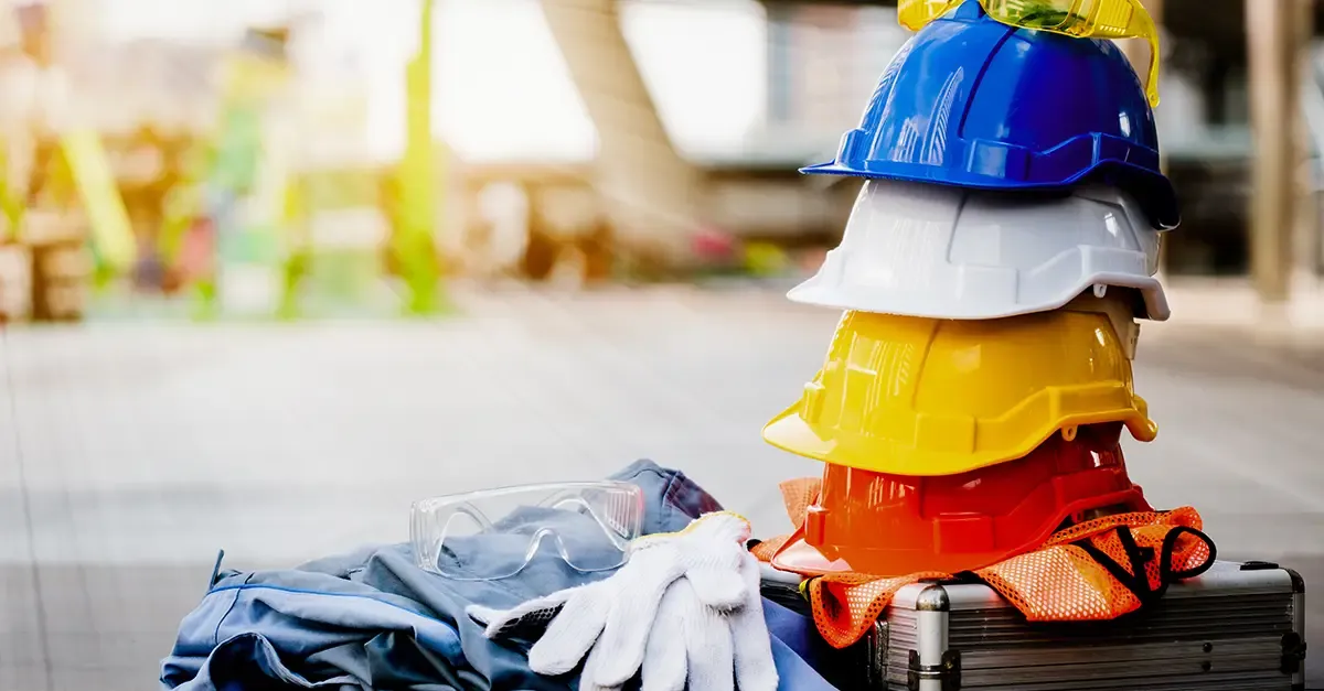 Construction site safely gears