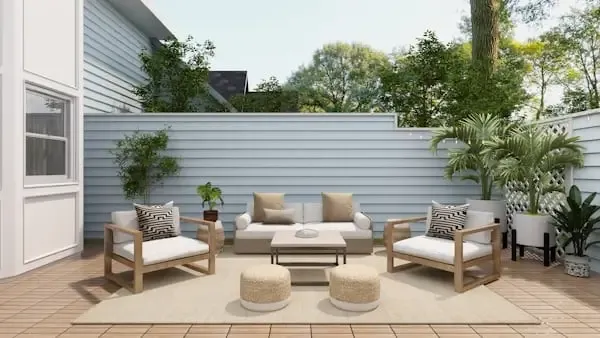 Clean outdoor furniture