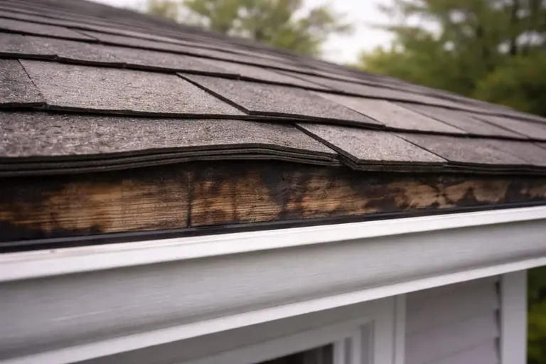 Roof edge moisture