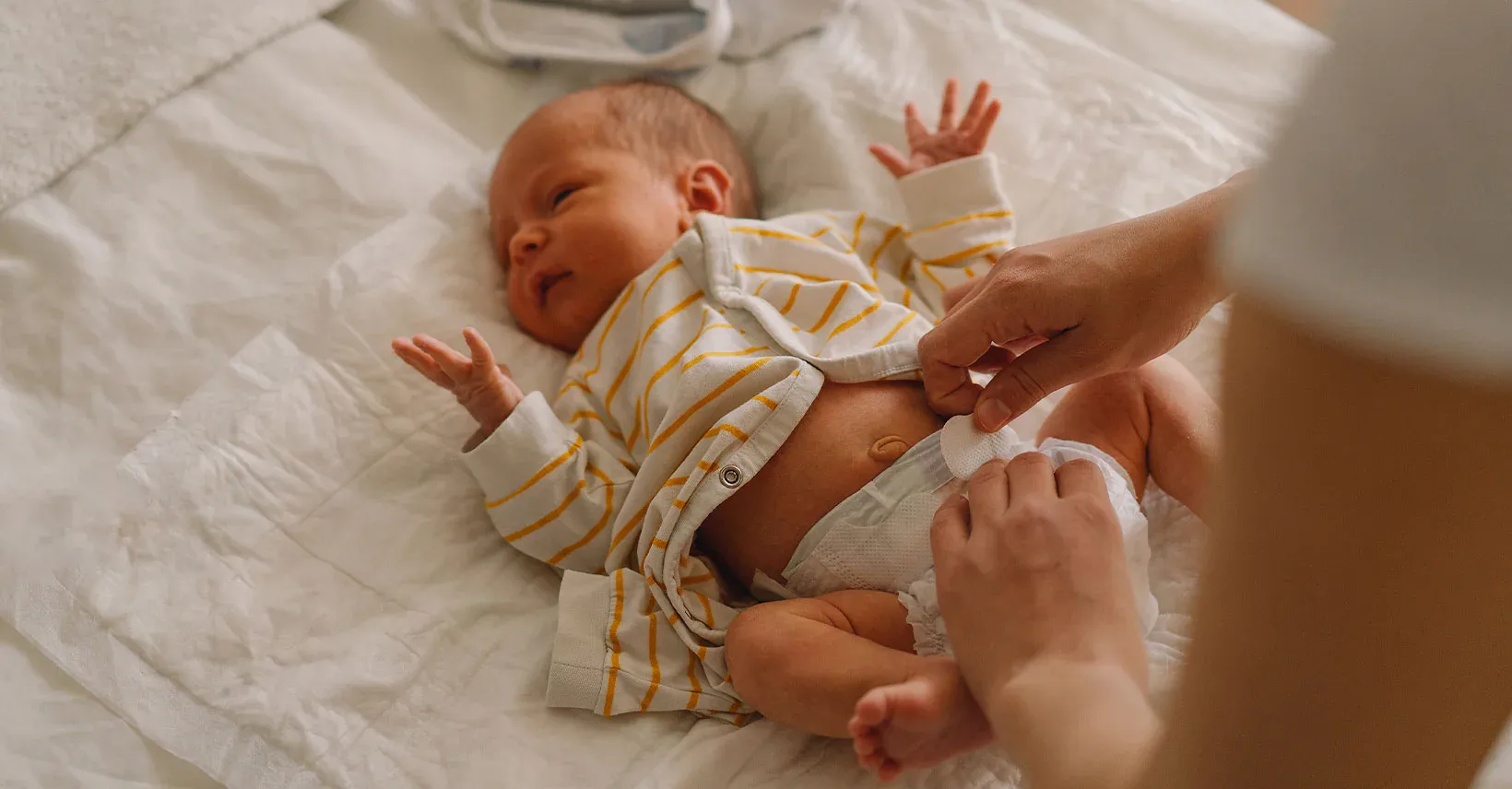 Chemical-free diapers for newborns