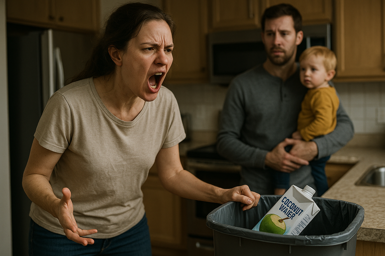 AITA for Yelling at My Husband Over Coconut Water He Keeps Buying Wrong?