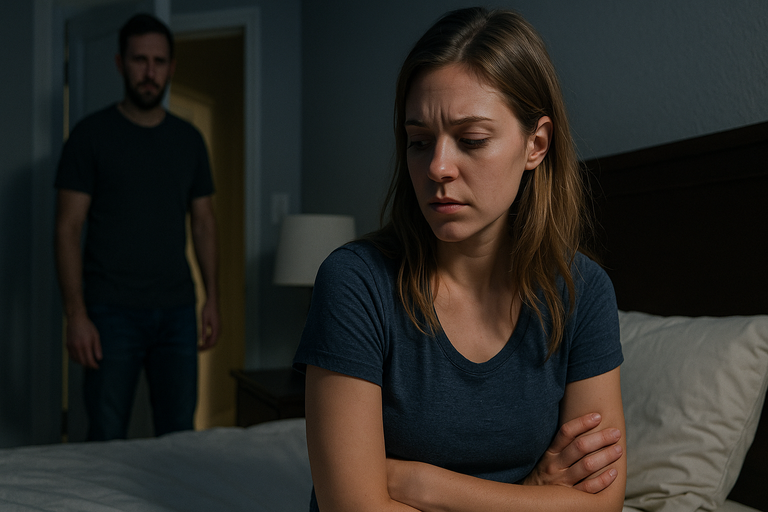 AITA for Locking the Bedroom Door While My Husband Works? He Thinks I'm Hiding Something