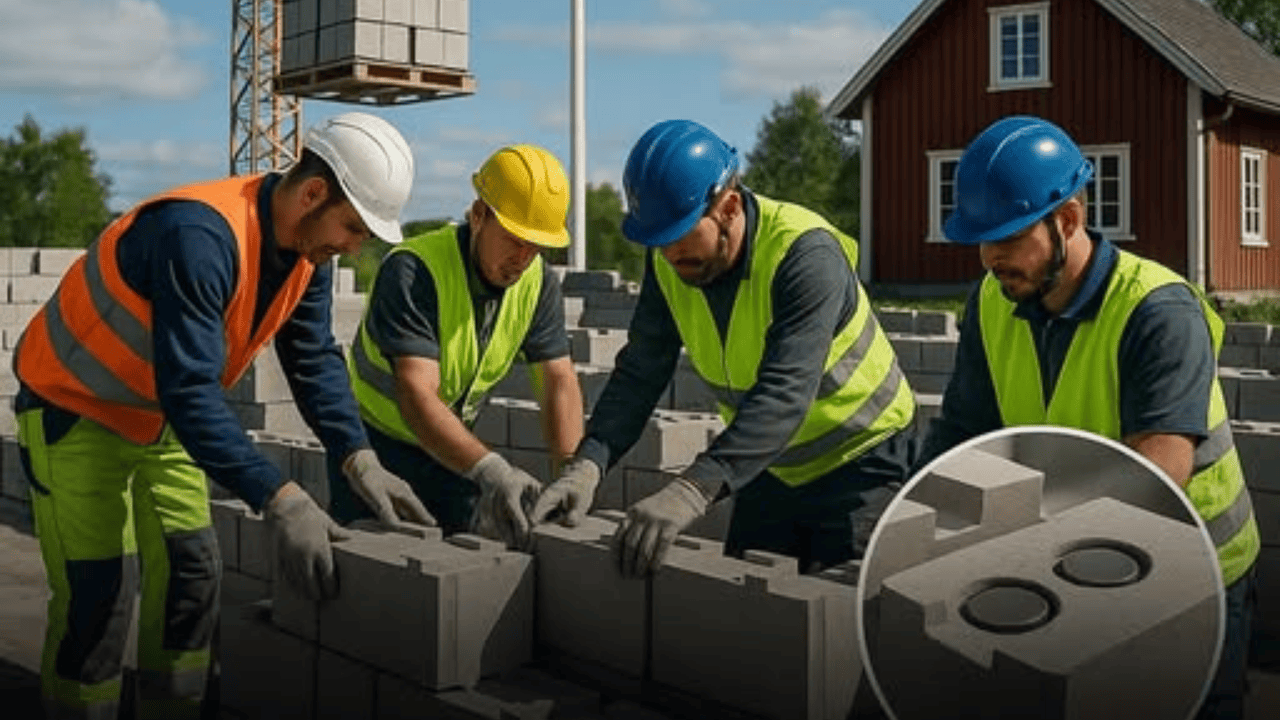 Magnetic Bricks Are Revolutionizing Homes in Sweden