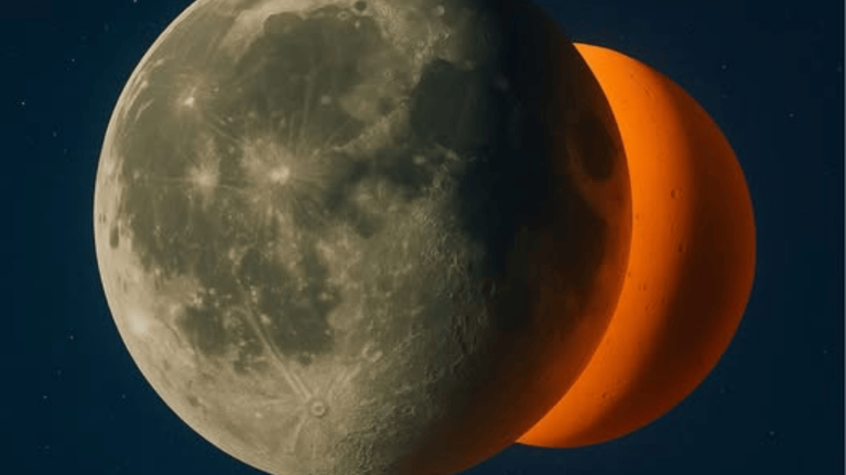 Moon Meets Mars in Epic Sky Show on Sept 24, 2025
