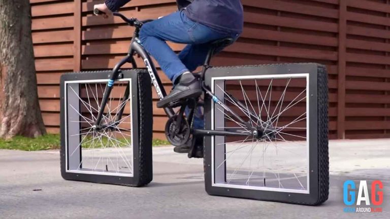 Square-Wheeled Bicycle