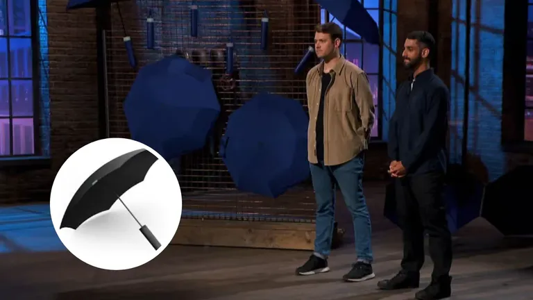gilley-umbrella-net-worth-sustainable-design-dragons-den-pitch